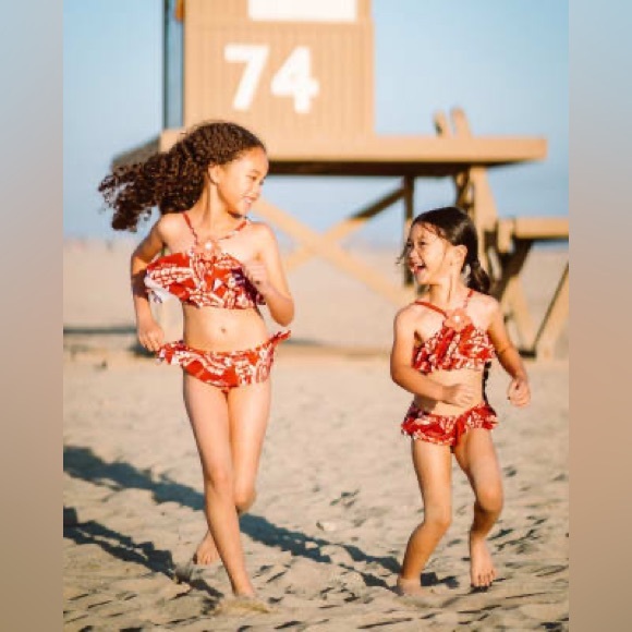 Janie and Jack X Disney Moana swimsuit size 8 - Picture 2 of 3